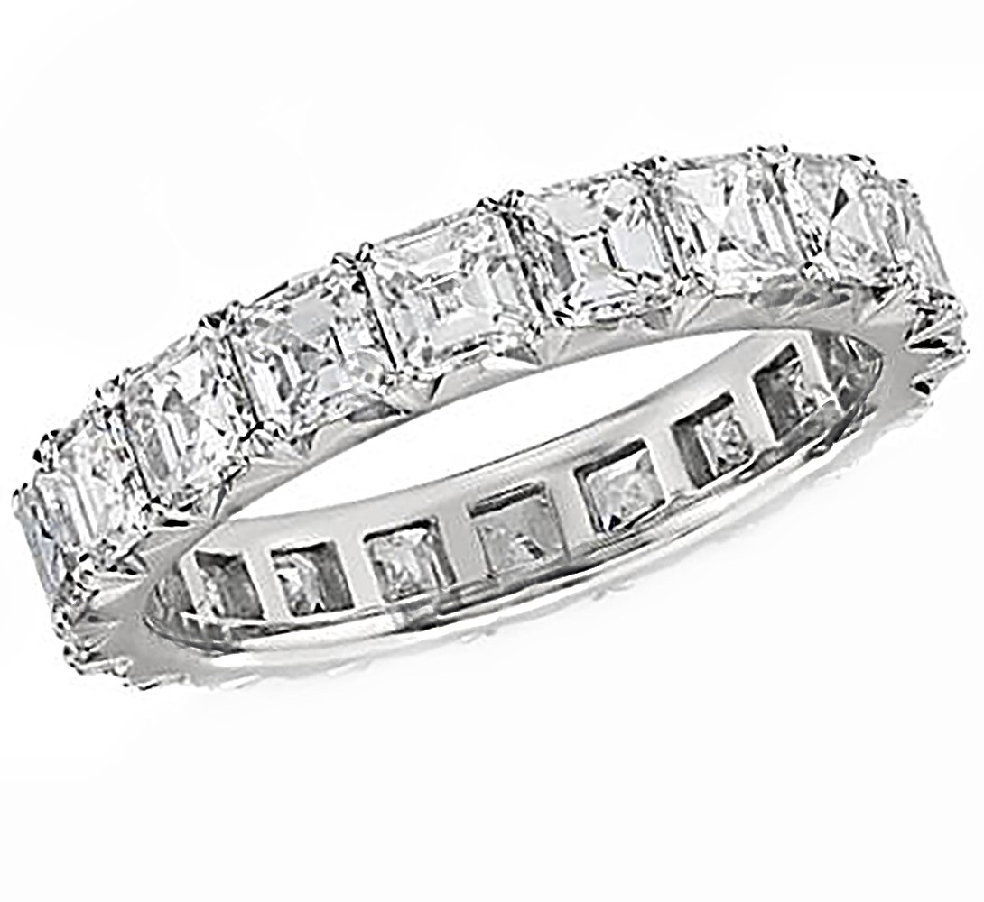 Asscher Cut Diamond Eternity Band